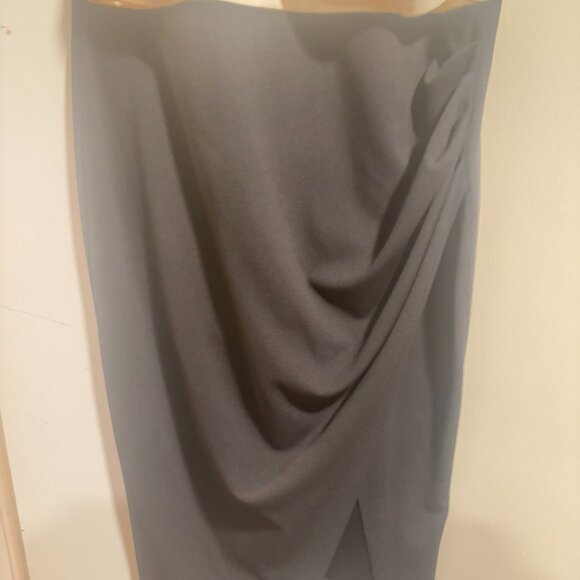 DKNY Womens Keyhole Ruched Wear dress Size 14 - Picture 5 of 16